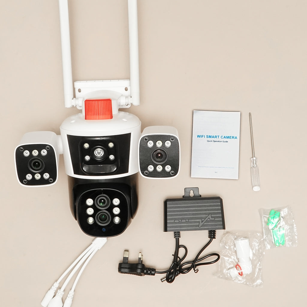 CRONY WQQ849S-PW-8K-10X (IPC360 Home APP) 4 Head Camera
