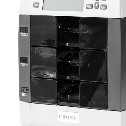 CRONY WR8301 2 + 1 Pocket Banknote Sorting Machine