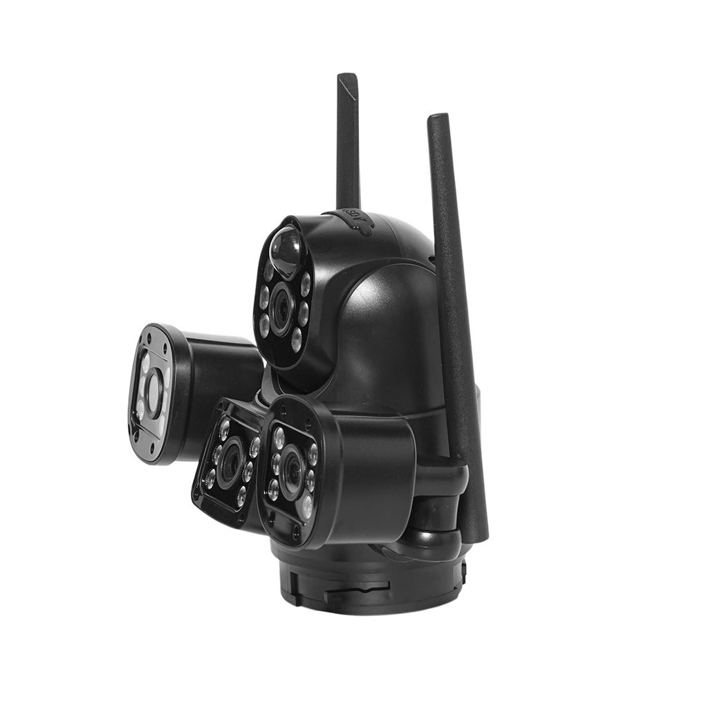CRONY XA11-WIFI-4K（V380 PRO APP）Solar street light 3 Head Camera
