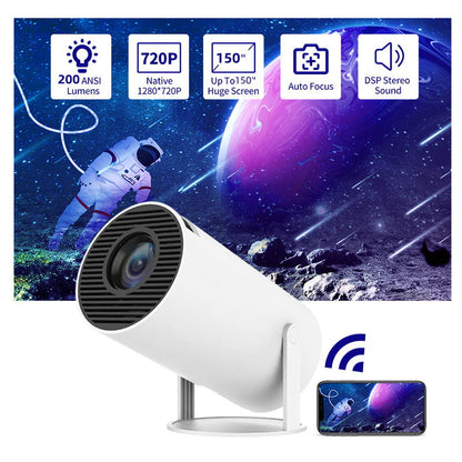 CRONY HY-300A Game projector 180° Automatic Focus Home Video Portable Projector