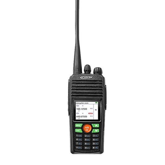كروني 10 واط DT-8188 UHF شاشة ملونة مزدوجة الجزء أجهزة اتصال لاسلكية احترافية 8-15 كجم