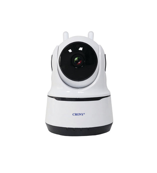 كاميرا CRONY NIP-26 1080p WiFi Home الذكية، مراقبة أمنية داخلية مع رؤية ليلية، شاشة مع iOS، تطبيق Android، متوافقة مع Google Home