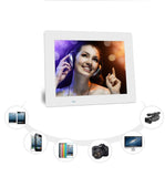 7 Inch Digital Photo Frame Display Photo/Music/Video Player Calendar Alarm Auto On/Off Timer, Support USB Drives and SD Card, Remote Control - Edragonmall.com