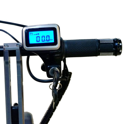 دراجة كهربائية قابلة للطي بعجلتين من H9-3، دراجة كهربائية صغيرة خفيفة الوزن 36 فولت 13.5 كجم - رمادي