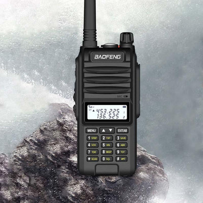 Baofeng 10W UV-9R لاسلكي تخاطب راديو محمول 8-15 كجم IP67 راديو محمول الغبار راديو مقاوم للماء البارد