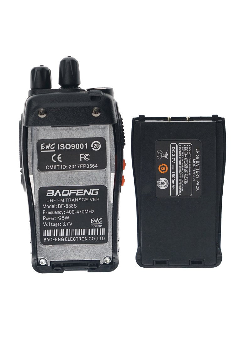 10 Pcs Walkie Talkies BF-888S Baofeng Handheld Two Way Radios Battery and Charger - Edragonmall.com