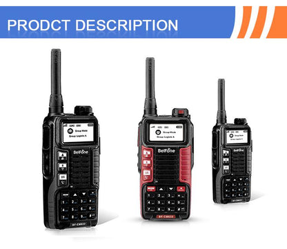 Belfone BF-CM632 Global system mobile communication two way radio gsm transceiver gps 1000 KM-Red
