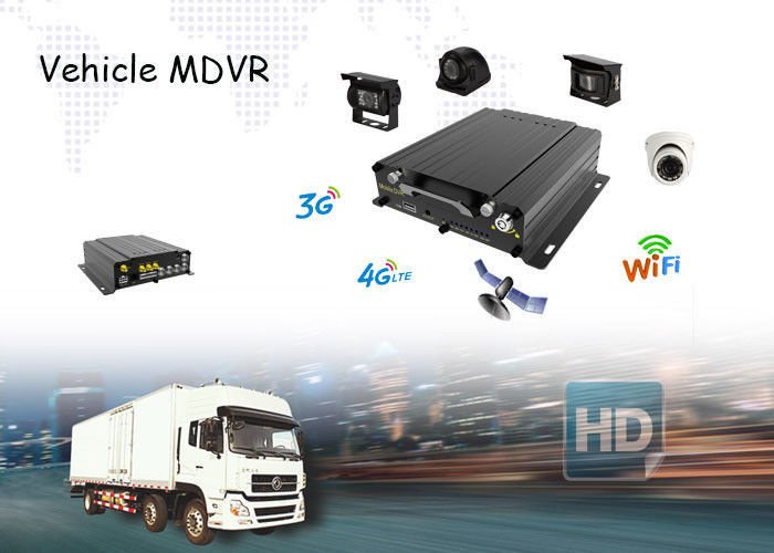 C-1004 LCD DVR KIT للسيارة 4 قناة H.264 2.0MP 1080P AHD مركبة متنقلة سيارة DVR MDVR مسجل فيديو عدة