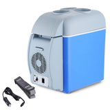 Car Icebox 7.5L Dual Function Mini Car Refrigerator Food and Beverage Cooler and Warmer