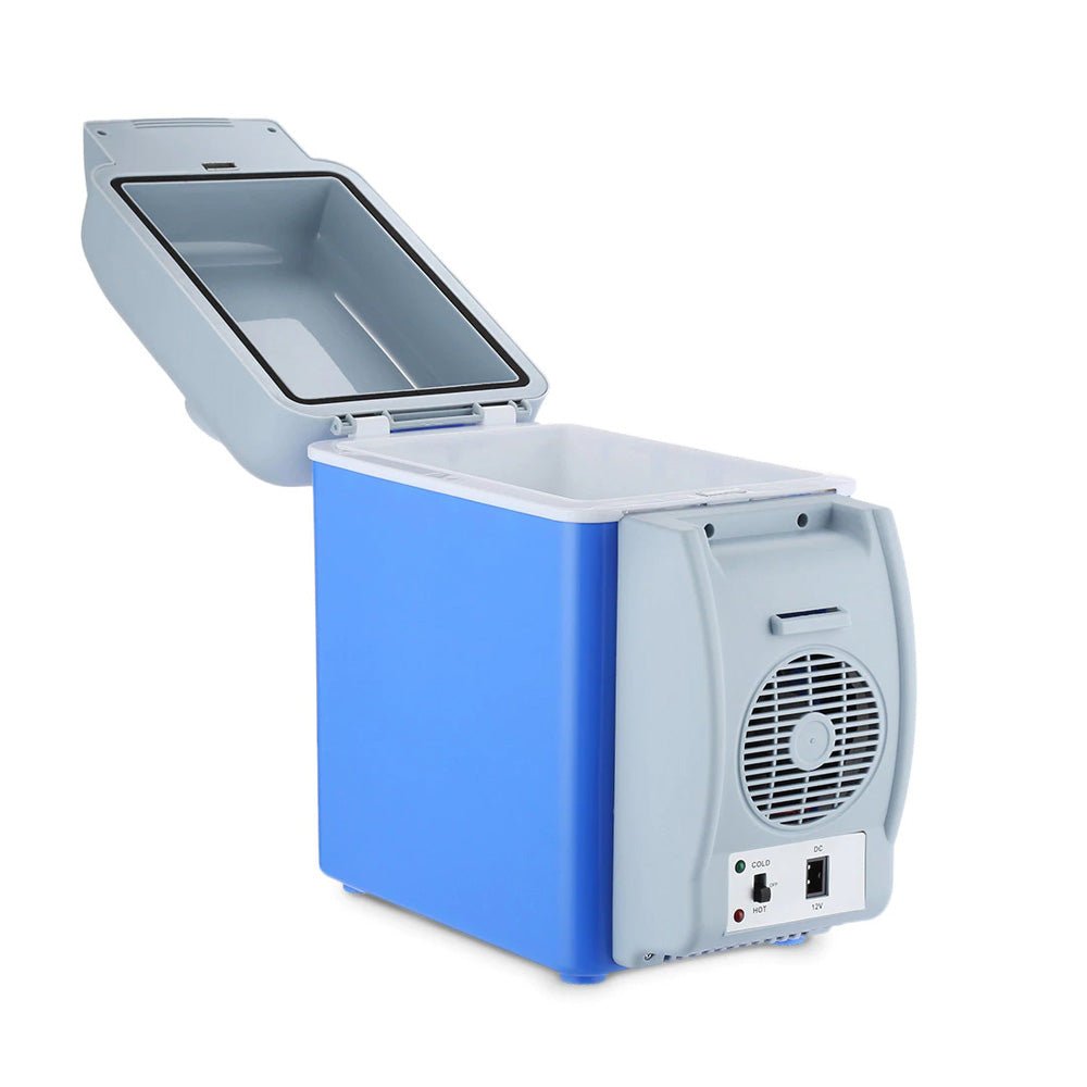 Car Icebox 7.5L Dual Function Mini Car Refrigerator Food and Beverage –