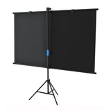 CRONY 100”projector screen with stand Portable Foldable Projection Movie Screen Fabric - Edragonmall.com