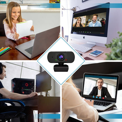 CRONY 1080P Web Cameras for Computers with Built-in Microphone - Edragonmall.com