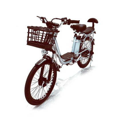 CRONY 22 Inch Ilan Princess Electric Car 350w 48v mid drive city electric bike removable lithium battery bicycle - Edragonmall.com
