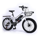 CRONY 22 inch sand electric vehicle Outdoor desert riding electric bicycle | BLUE - Edragonmall.com