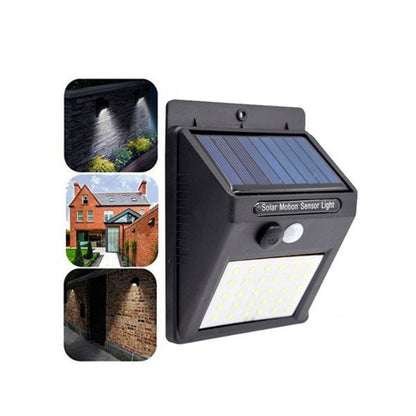 CRONY 30LED Solar Powered LED Wall Light Motion Sensor Lights Outdoor Garden Security Lamp - Edragonmall.com