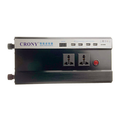 CRONY 3500W Inverter with Display Screen 12V 24V 48V DC 50Hz 60Hz Power Inverter Pure Sine Wave Inverter With 4 USB charging port - Edragonmall.com