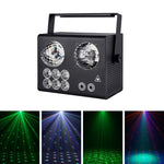 CRONY 4-in-1 dyed water pattern effect lamp Laser dj strobe lightStage Light Disco DJ Party Lights KTV Projector Colorfu Effect Light - Edragonmall.com