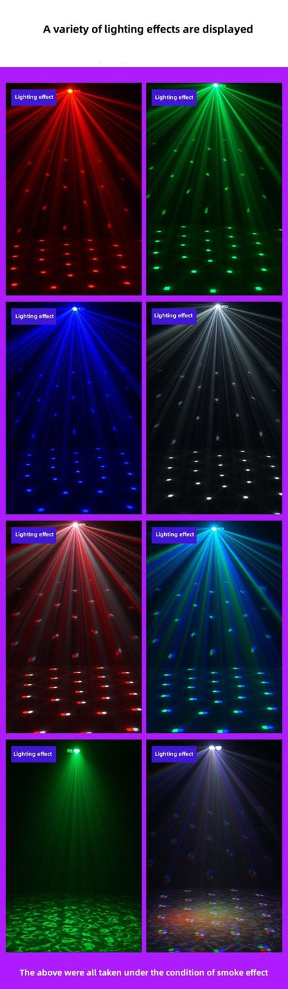CRONY 4-in-1 dyed water pattern effect lamp Laser dj strobe lightStage Light Disco DJ Party Lights KTV Projector Colorfu Effect Light - Edragonmall.com