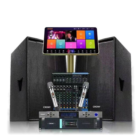 CRONY 400W KTV System 15 inch professional audio set karaoke - Edragonmall.com