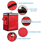 CRONY 42L Delivery package C Insulation Refrigerator Cake Takeaway Box Waterproof Cooler Bag Thermal Delivery Bags For Food - Edragonmall.com