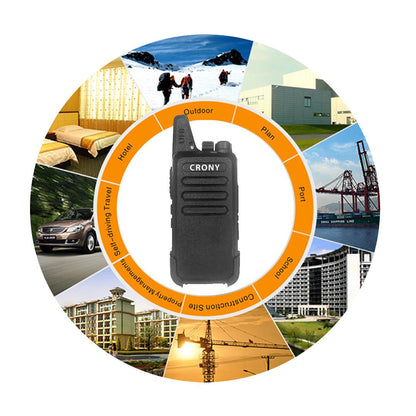 CRONY 5W F6smart walkie-talkie Walkie Talkie Professional FM Transceiver - Edragonmall.com