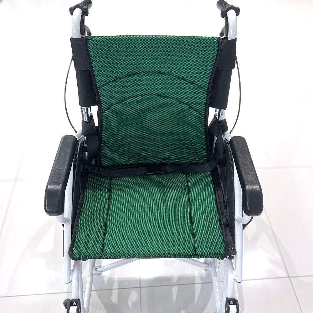 CRONY 6012-20 Hand-pushed Collapsible wheelchair With toilet Convenient four-brake folding wheelchair - Edragonmall.com