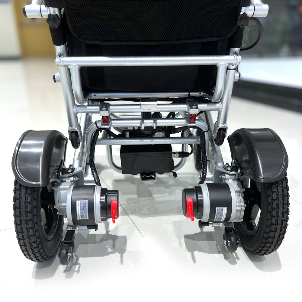 CRONY 6012 Remote control folding electric wheelchair Remote Control Electric Chair Scooter Foldable Disabled Travel Electric Wheelchair - Edragonmall.com