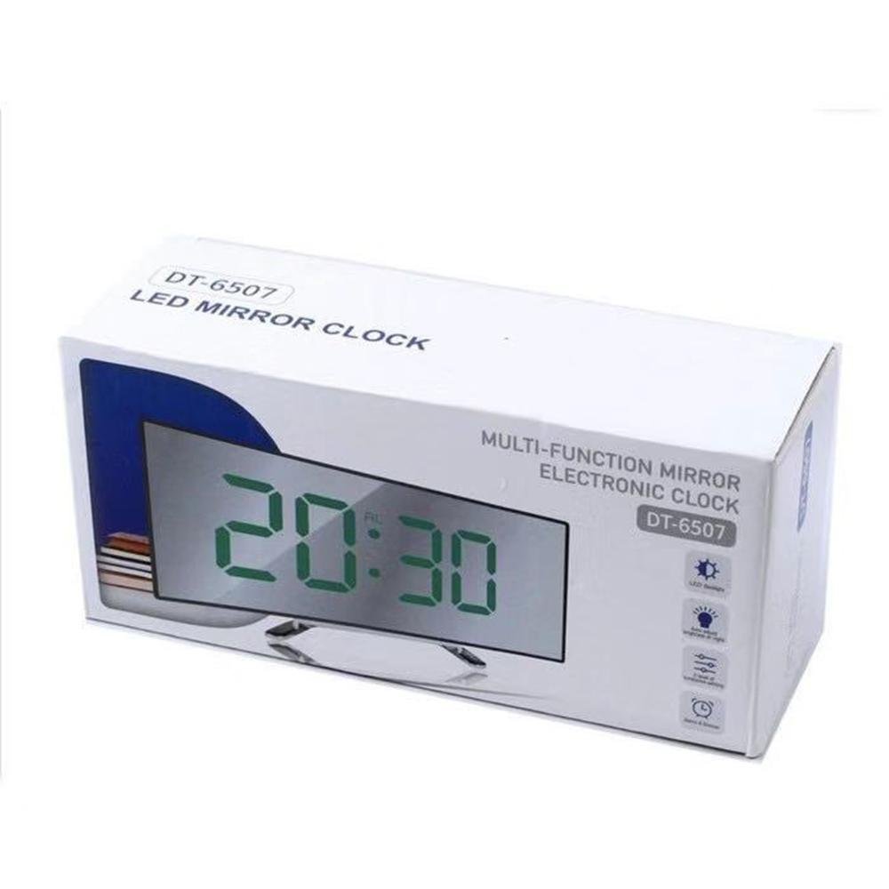CRONY 6507 LED clock Led Alarm Digital Desk Clock | Digital Alarm Clock Mirror - Edragonmall.com