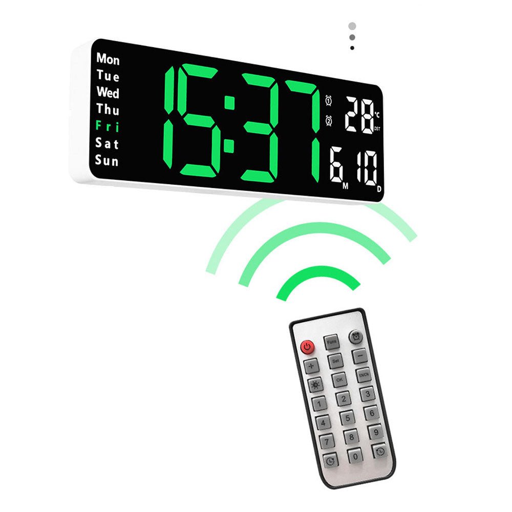 CRONY 6629 Electronic Clock LED Alarm clock Remote Control Digital Ele ...