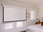 CRONY 72 Inch 4:3 Anti-Light Projection Screen Widescreen Projector Manual Pull Down Projection Screen - Edragonmall.com