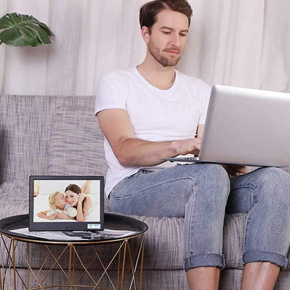 CRONY 8inch Photo Frame Digital Picture Frame Digital Photo HD Video Frame And USB Card Playback Infrared Remote Control - Edragonmall.com