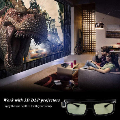 CRONY Active 3D glasses DLP-Link for All 3D DLP Projectors - Edragonmall.com
