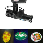 CRONY AD 20W with motor logo lamp LED HD Projection Advertising DIY LOGO Custom Lmage Projector Mall Restaurant Welcome Laser Sense Timing Light LED display - Edragonmall.com