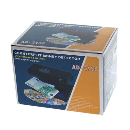 Crony AD-2138 Counterfeit Money Detector Banknote Verifiers Money Counter - Edragonmall.com