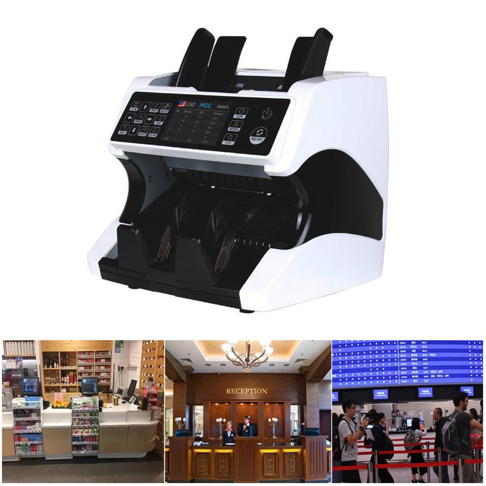 CRONY AL-920 high quality Dual Multi-Currency Value Counter machine Banknote Verifiers Money Counter - Edragonmall.com