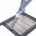 Crony Aluminum Picnic Table Lightweight Fold-Up Picnic Table - Edragonmall.com