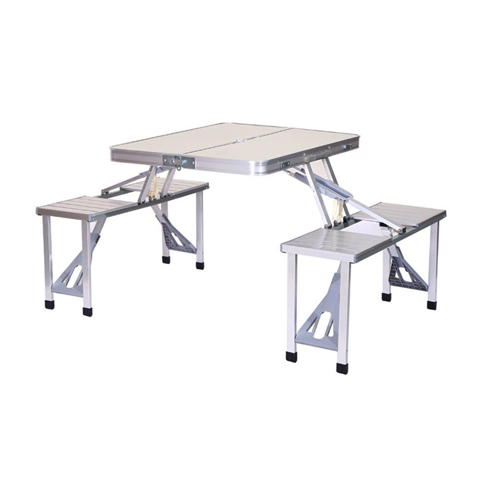 Crony Aluminum Picnic Table Lightweight FoldUp Picnic Table
