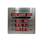 CRONY AZ-2325 AZ-2325A Islamic Prayer Times Clock Digital LED Slim LED Clock Auto Azan Clock for Muslim - Edragonmall.com