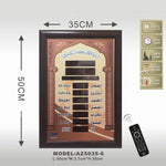 CRONY AZ5035-6 clock Islamic Azan Wall Clock Mosque Prayer Clock Ramadan - Edragonmall.com