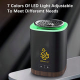 CRONY B17 Quadrate With Light Bukhoor Arabian Electronic Aromatherapy Incense Burner, Rechargeable LED Portable Electric Incense Burner Aromatherapy Machine - Edragonmall.com