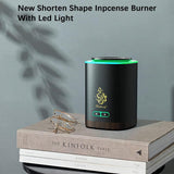 CRONY B17 Quadrate With Light Bukhoor Arabian Electronic Aromatherapy Incense Burner, Rechargeable LED Portable Electric Incense Burner Aromatherapy Machine - Edragonmall.com