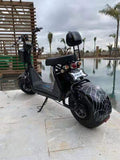 CRONY Big Harley BTSpeaker tyre Double Seat 2 wheel Electric motorcycle | Green - Edragonmall.com