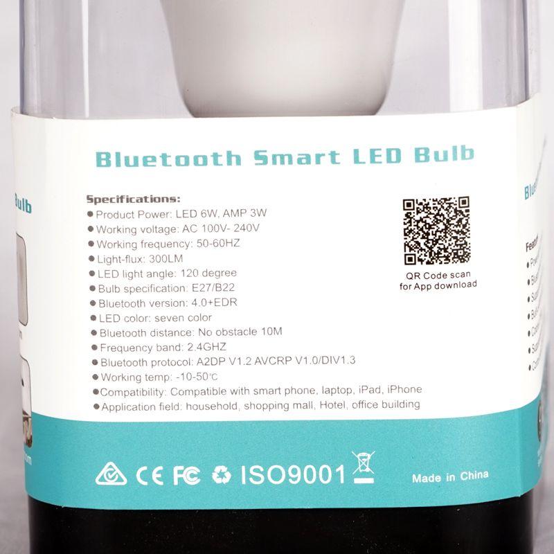 CRONY BL-05 Bluetooth Smart LED Bulb with Speaker - Edragonmall.com