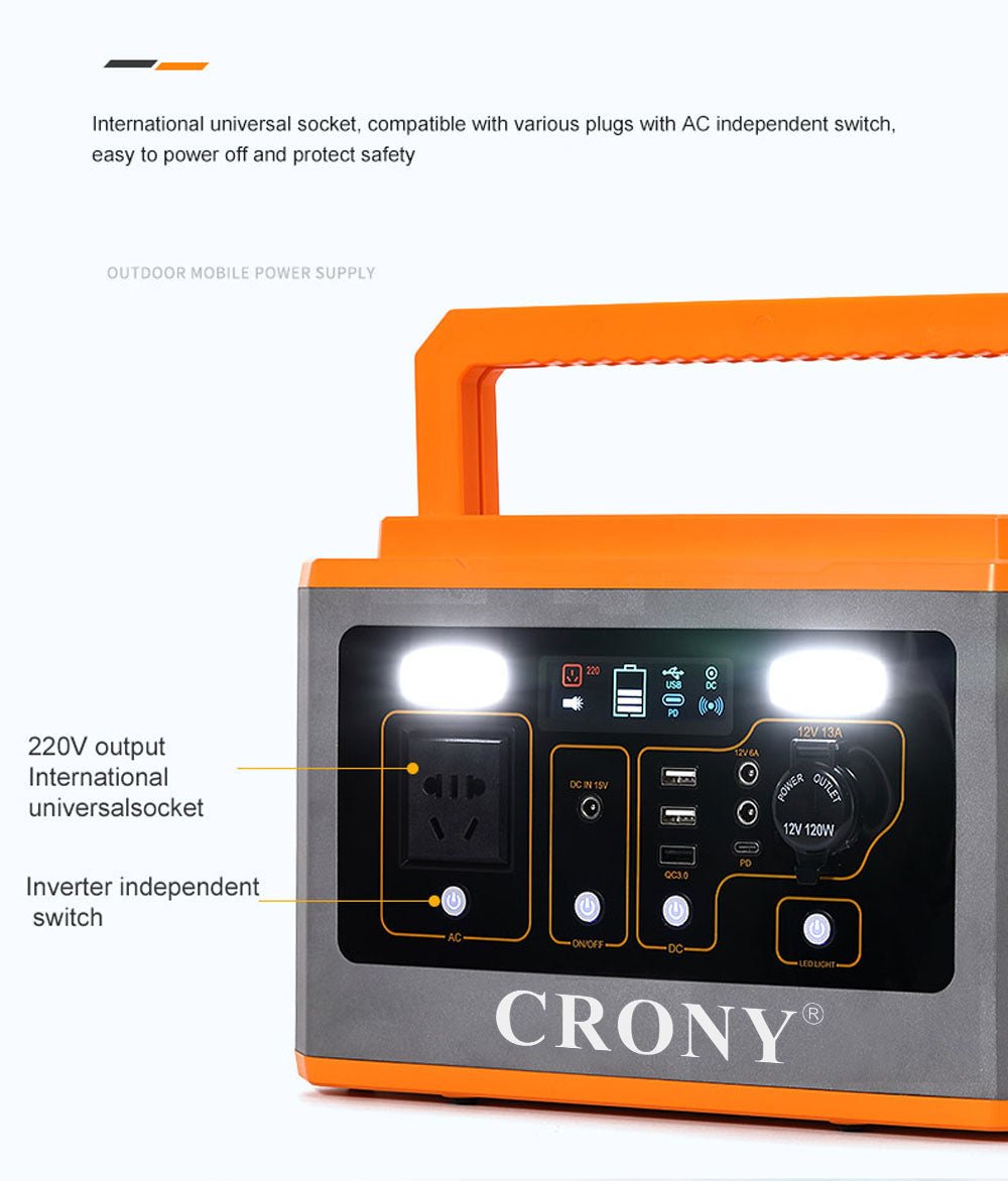 CRONY BS800 Portable Power Station portable router battery backup mini dc ups 24V 3A for outdoor activities with DC 5V/3A usb - Edragonmall.com