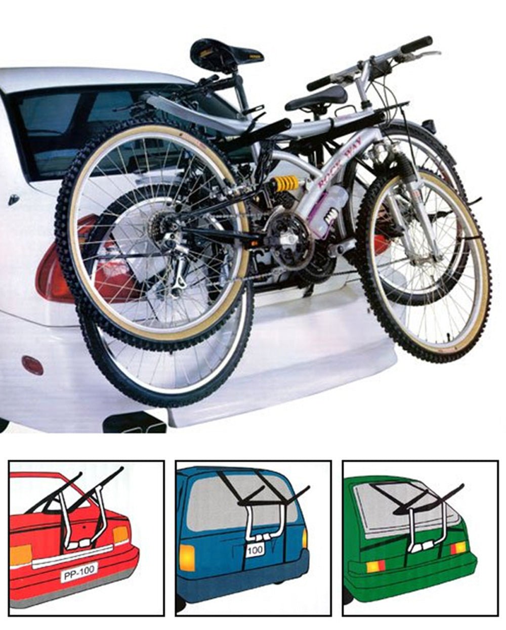 CRONY Car backup bicycle hook Car bike rack tail bike rack car rack Edragonmall