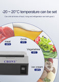 CRONY Car Refrigerator 22L/C22 Custom fridge small car fridge freezers refrigerator outdoor 12v compressor fridge - Edragonmall.com