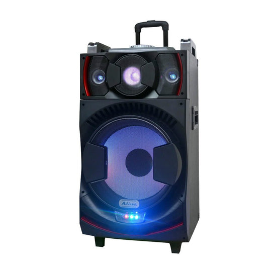 CRONY CN-111DJ Speaker Rechargeable speaker with DJ Mixer DJ-1036 + 2 radio microphones - Edragonmall.com