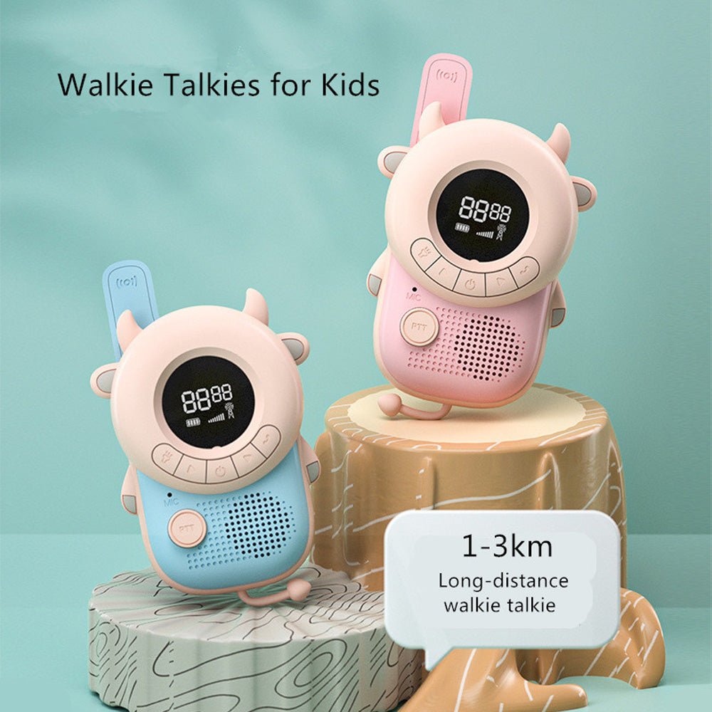 CRONY Cow Kids walkie-talkie Magic Little Bee Intercom Walkie Talkie Kids Toy - Edragonmall.com