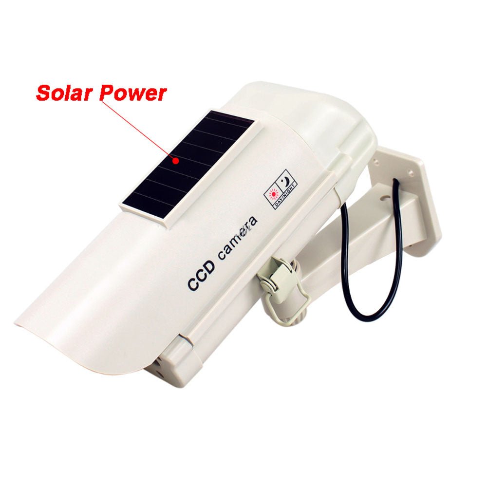 Solar powered dummy security hot sale camera