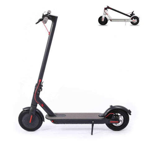 CRONY Electric Kick Scooter M365 with APP Aluminium Alloy Folded 8.5 Inch with Rear shock | Dark grey - Edragonmall.com